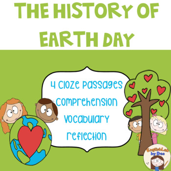 Preview of Reading Comprehension - Earth Day History PDF & GOOGLE SLIDES