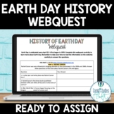 History of Earth Day Webquest Digital Activity for Google Docs™