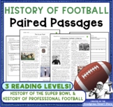 History of Football: Reading Comprehension Paired Passages