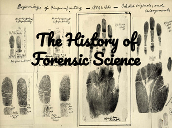 Preview of History of Forensic Science Slideshow