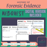 History of Forensic Science Webquest