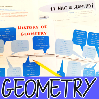 Preview of History of Geometry for High School Lesson 1.1