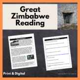 History of Great Zimbabwe One Page Reading with Questions: