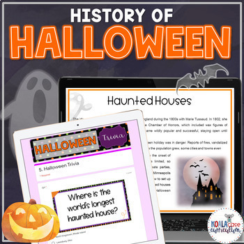 Preview of History of Halloween Activities for Social Studies