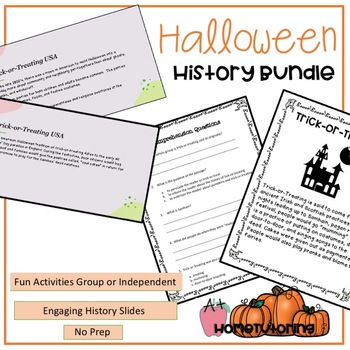 Preview of History of Halloween Bundle