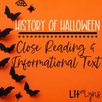 Preview of History of Halloween Close Reading & Informational Text