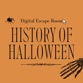 Preview of History of Halloween Digital Escape Room: Fun Friday Collaborative Team Builder
