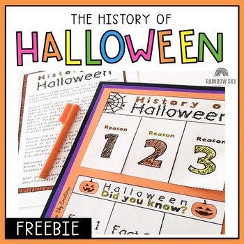 Preview of History of Halloween - Interactive notebook - Free Download