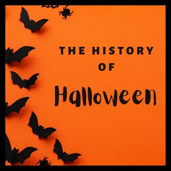 Preview of History of Halloween, No Prep Halloween Lesson, Fun and Thought Provoking