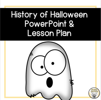 Preview of History of Halloween PowerPoint Slides and Activities
