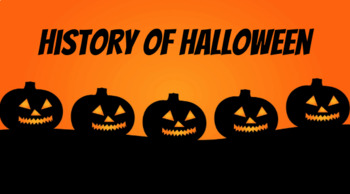 Preview of History of Halloween Presentation