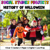 History of Halloween Project or Centers - Paper or Digital