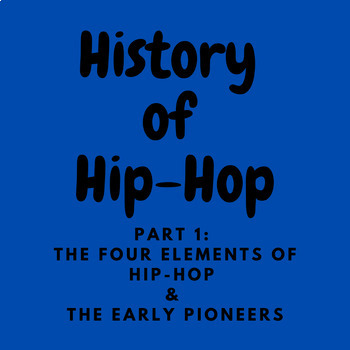 Preview of History of Hip-Hop Part 1 - Music Appreciation - Band & Music Sub Lessons