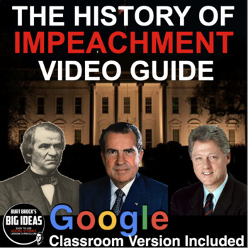Preview of History of Impeachment from CNN Video Link & Video Guide + Distance Learning