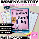 History of International Women's Day Reading Comprehension