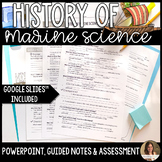 History of Marine Science Lesson Guided Notes and Assessme