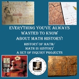History of Math Inquiry Study