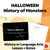 History of Monsters and their Portrayal in Literature and Film
