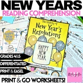History of New Year's Resolutions Reading Comprehension Wo