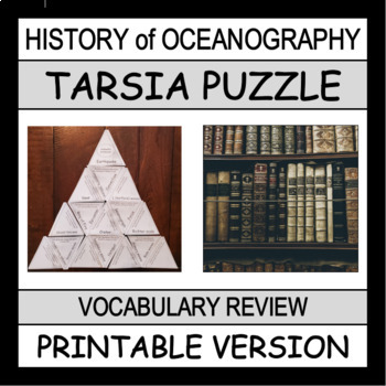 Preview of History of Oceanography TARSIA Puzzle | Print, Cut & Ready to Go