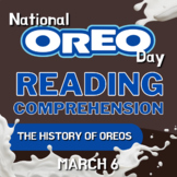 History of Oreos - Reading Activity - National Oreo Day March 6