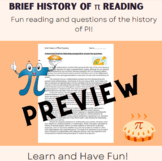 History of Pi Reading!