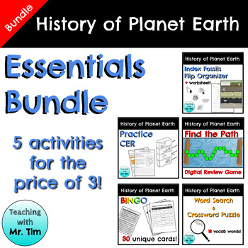 Preview of History of Planet Earth Essentials Bundle