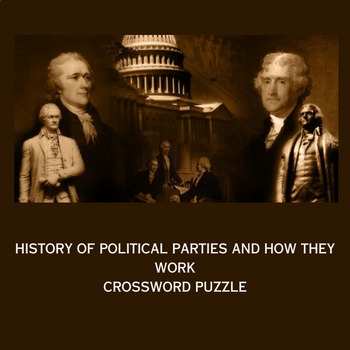 History of Political Parties and How They Work Crossword Puzzle TPT