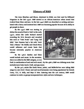 history of popular music worksheets by andrew lesser music tpt