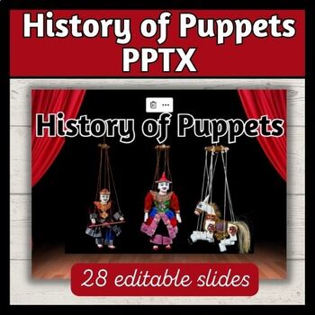 Preview of History of Puppets Editable PPTX