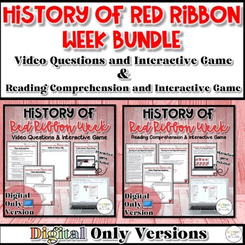 Preview of History of Red Ribbon Week BUNDLE - DIgital