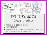 History of Rock and Roll: Cumulative Review Packet and Answer Key