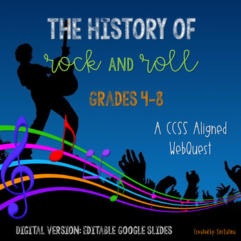 Preview of History of Rock and Roll WebQuest, Rock Your School GYTO