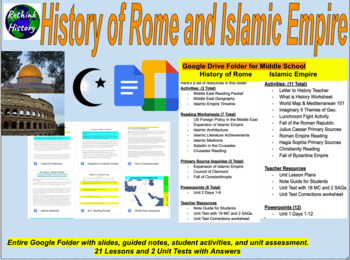 Preview of History of Rome and the Islamic Empire