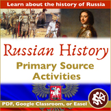 History of Russia Primary Source Activities | World History