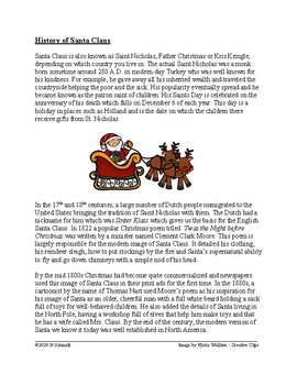 Preview of History of Santa Claus / Legend of Saint Nicholaus (English Version)