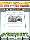 History of Slavery in the United States - Webquest (Google Doc)