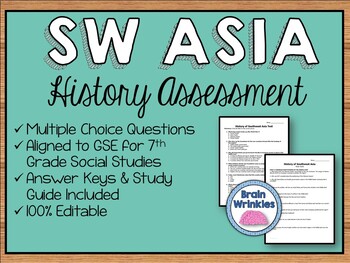 Preview of History of Southwest Asia Assessment (SS7H2)