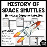 History of Space Shuttles Reading Comprehension Worksheet 