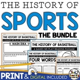 Sports Day Reading Passages BUNDLE Reading Comprehension P