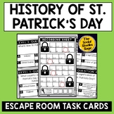 History of St. Patrick's Day Escape Room - Reading Compreh