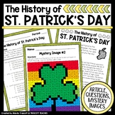 History of St. Patrick's Day Reading Comprehension, Questi