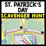 History of St. Patrick's Day Scavenger Hunt Reading Compre