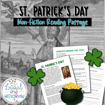 Preview of History of St Patricks Day Differentiated Reading [Editable]