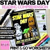 History of Star Wars Day Reading Comprehension Worksheets