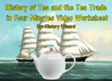 History of Tea and the Tea Trade in Four Minutes Video Worksheet