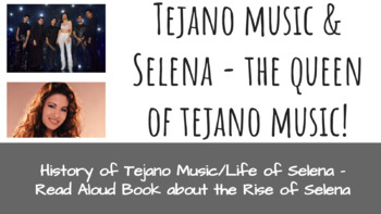 Preview of History of Tejano Music & the Life of Selena Quintanillas BUNDLE PACKAGE