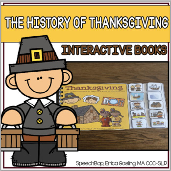 Preview of History of Thanksgiving - An Interactive Book to Teach the Story of Thanksgiving