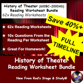 History of Theater From 600BC-2000AD FULL Reading Workshee