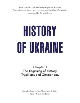 Preview of History of Ukraine. Explained. | Sample - Chapter 1, Test and Key